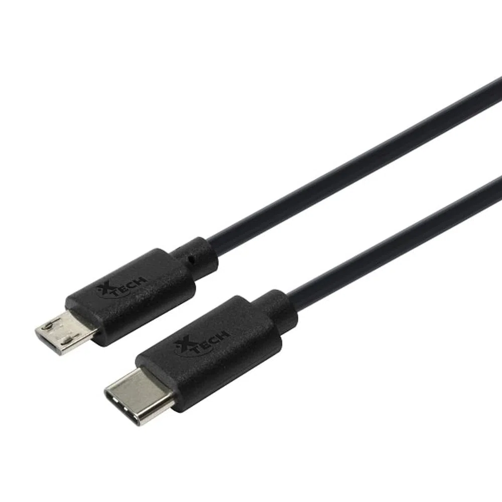 AB004XTK84 – CABLE XTECH CON CONECTOR TIPO C MACHO A MICRO-USB MACHO.01