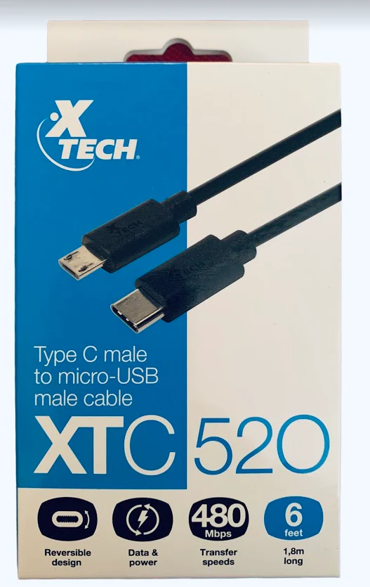 AB004XTK84 – CABLE XTECH CON CONECTOR TIPO C MACHO A MICRO-USB MACHO.05