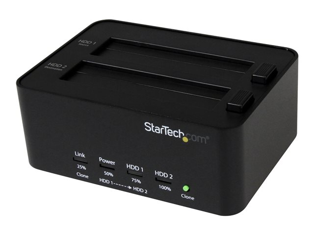 AC000GEN04 – StarTech.com Dual Bay Hard Drive Duplicator and Eraser(2)
