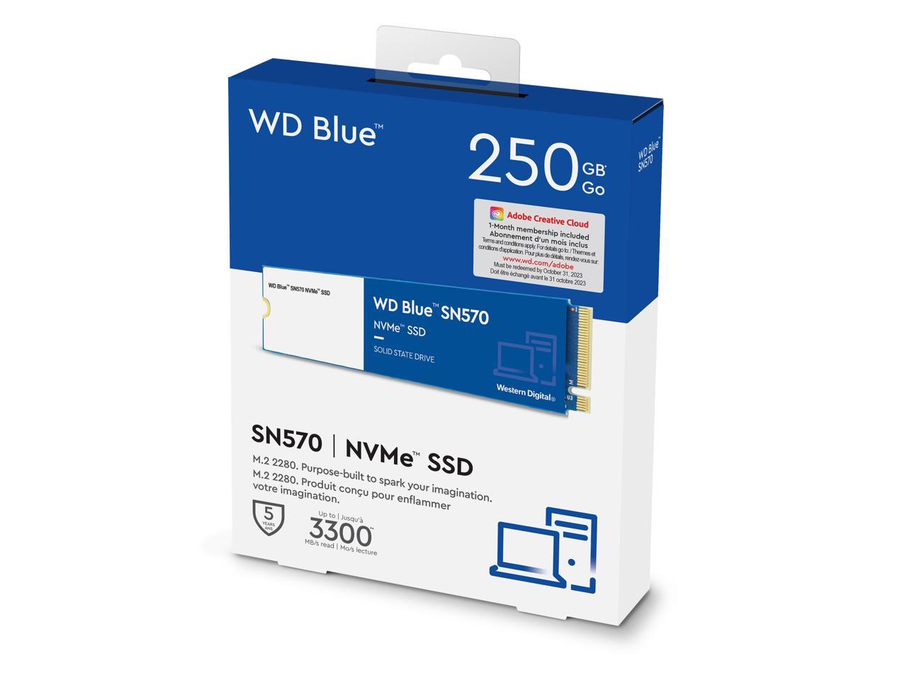 WDS250G3B0C – WD BLUE SN570 NVME SSD WDS250G3B0C.04